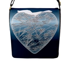 Frozen Heart Flap Messenger Bag (l) 