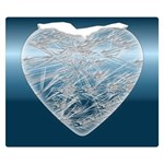 Frozen Heart Double Sided Flano Blanket (Small)  50 x40  Blanket Front