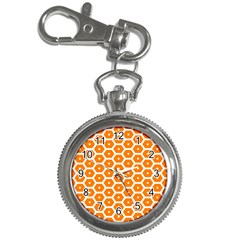 Golden Be Hive Pattern Key Chain Watches