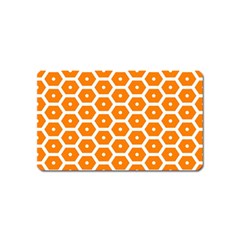 Golden Be Hive Pattern Magnet (name Card)