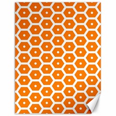 Golden Be Hive Pattern Canvas 12  X 16  