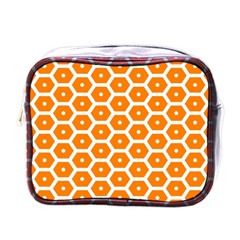 Golden Be Hive Pattern Mini Toiletries Bags