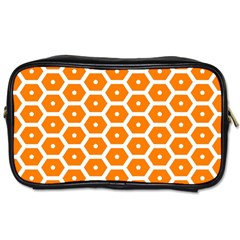 Golden Be Hive Pattern Toiletries Bags