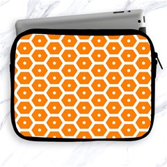 Golden Be Hive Pattern Apple Ipad 2/3/4 Zipper Cases