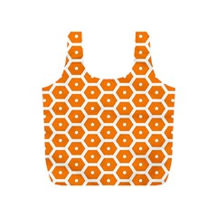 Golden Be Hive Pattern Full Print Recycle Bags (s) 