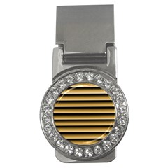 Golden Line Background Money Clips (cz) 