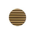 Golden Line Background Golf Ball Marker (10 pack) Front