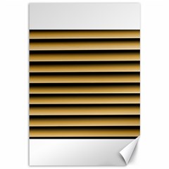 Golden Line Background Canvas 12  X 18  