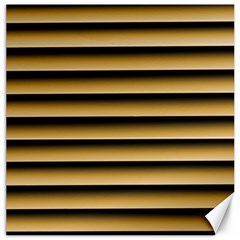 Golden Line Background Canvas 16  X 16   by Amaryn4rt