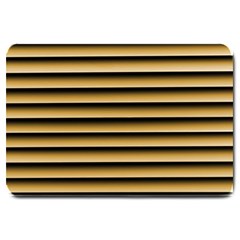 Golden Line Background Large Doormat 