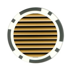 Golden Line Background Poker Chip Card Guard