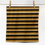 Golden Line Background Face Towel Front