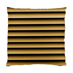 Golden Line Background Standard Cushion Case (one Side) by Amaryn4rt