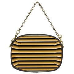 Golden Line Background Chain Purses (two Sides) 