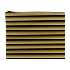 Golden Line Background Cosmetic Bag (xl)