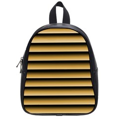 Golden Line Background School Bags (small) 