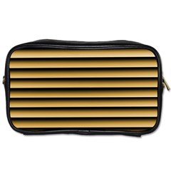 Golden Line Background Toiletries Bags 2-side