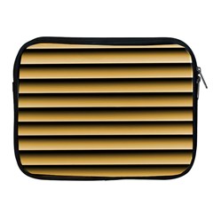 Golden Line Background Apple Ipad 2/3/4 Zipper Cases