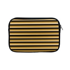 Golden Line Background Apple Ipad Mini Zipper Cases