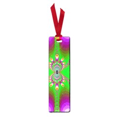 Green And Purple Fractal Small Book Marks