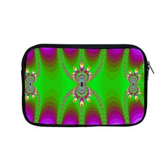 Green And Purple Fractal Apple Macbook Pro 13  Zipper Case