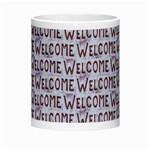 Welcome Letters Pattern Morph Mugs Center