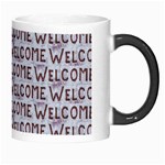 Welcome Letters Pattern Morph Mugs Right