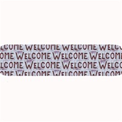 Welcome Letters Pattern Large Bar Mats