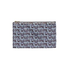 Welcome Letters Pattern Cosmetic Bag (small)  by dflcprints