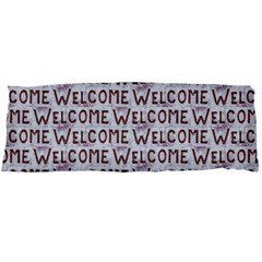 Welcome Letters Pattern Body Pillow Case Dakimakura (two Sides)