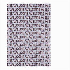 Welcome Letters Pattern Small Garden Flag (two Sides)