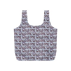 Welcome Letters Pattern Full Print Recycle Bags (s)  by dflcprints