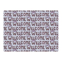 Welcome Letters Pattern Double Sided Flano Blanket (mini)  by dflcprints