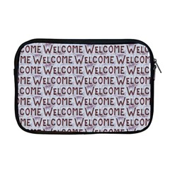 Welcome Letters Pattern Apple Macbook Pro 17  Zipper Case