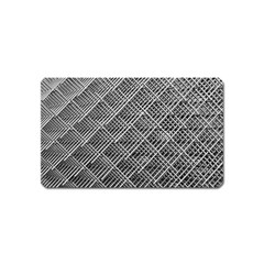 Grid Wire Mesh Stainless Rods Rods Raster Magnet (name Card) by Amaryn4rt