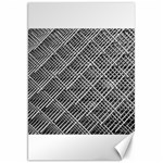 Grid Wire Mesh Stainless Rods Rods Raster Canvas 20  x 30   19.62 x28.9  Canvas - 1