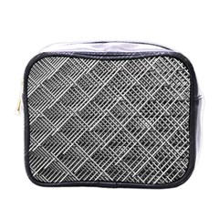 Grid Wire Mesh Stainless Rods Rods Raster Mini Toiletries Bags by Amaryn4rt