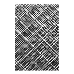 Grid Wire Mesh Stainless Rods Rods Raster Shower Curtain 48  X 72  (small)  by Amaryn4rt