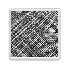 Grid Wire Mesh Stainless Rods Rods Raster Memory Card Reader (square)  by Amaryn4rt