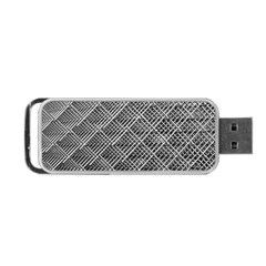 Grid Wire Mesh Stainless Rods Rods Raster Portable Usb Flash (two Sides) by Amaryn4rt