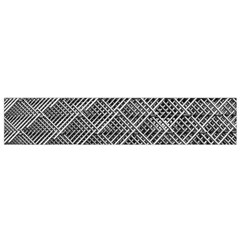 Grid Wire Mesh Stainless Rods Rods Raster Flano Scarf (small)