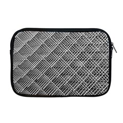 Grid Wire Mesh Stainless Rods Rods Raster Apple Macbook Pro 17  Zipper Case