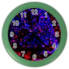 Grunge Abstract Color Wall Clocks