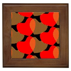 Heart Pattern Framed Tiles