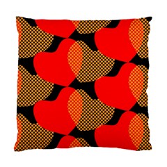 Heart Pattern Standard Cushion Case (one Side)