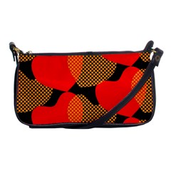 Heart Pattern Shoulder Clutch Bags by Amaryn4rt