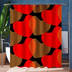 Heart Pattern Shower Curtain 60  X 72  (medium) 