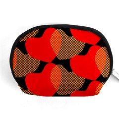 Heart Pattern Accessory Pouches (medium) 