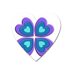 Light Blue Heart Images Heart Magnet