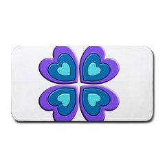 Light Blue Heart Images Medium Bar Mats by Amaryn4rt